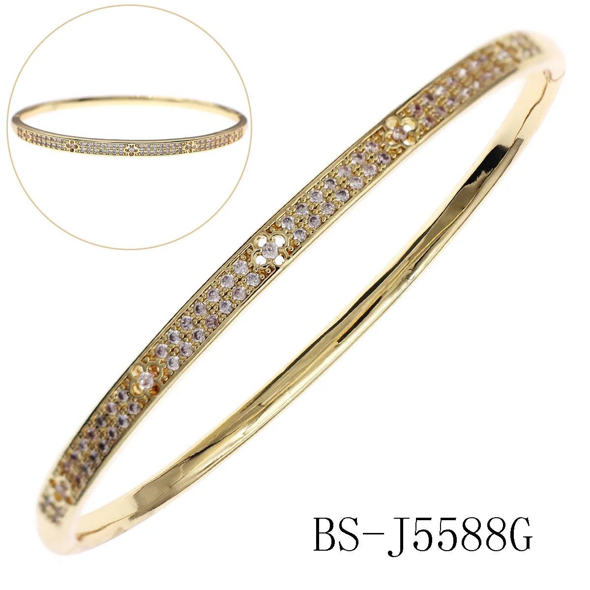 Zirconium Opening Bracelet
