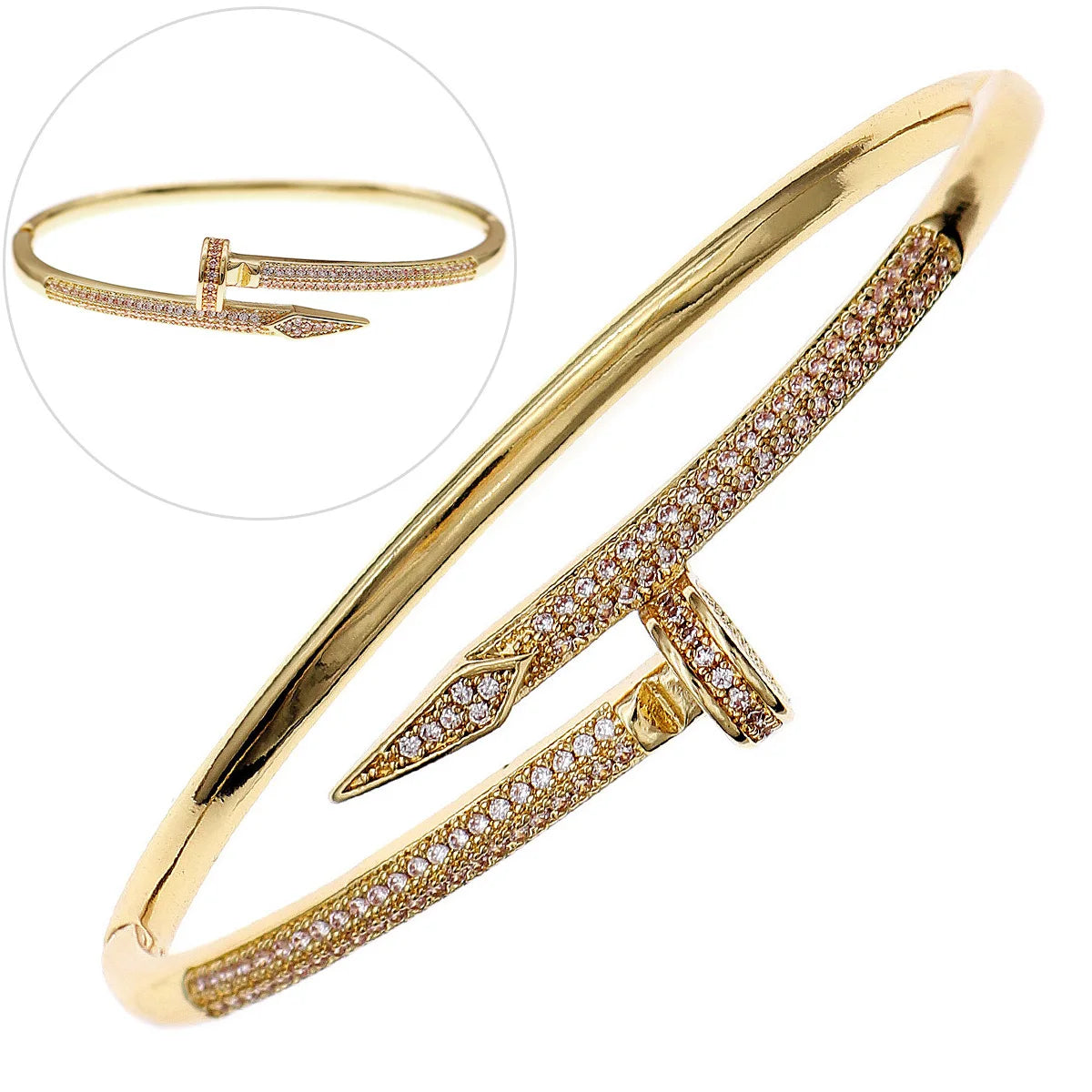 Zirconium Opening Bracelet