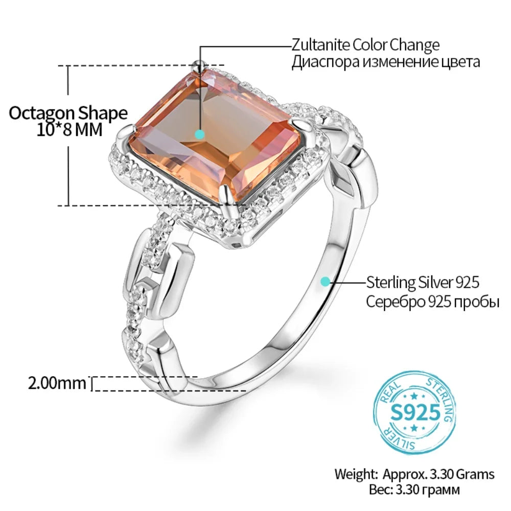 Zultanite Gemstone Ring