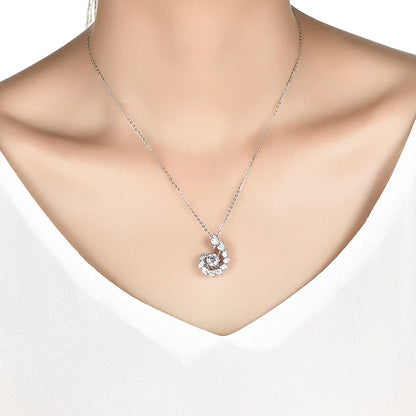 925 Silver Excellent Moissanite Pendant Necklace