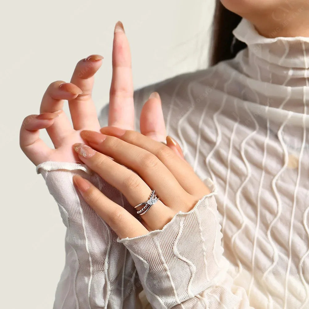 Moissanite Ring