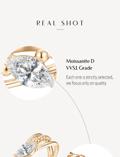 Moissanite Ring