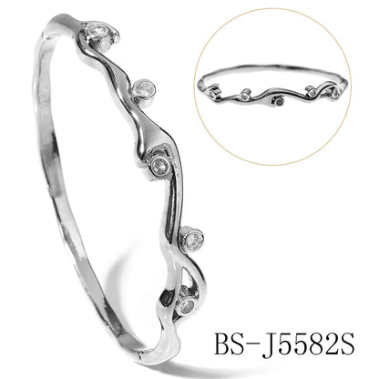 Zirconium Opening Bracelet