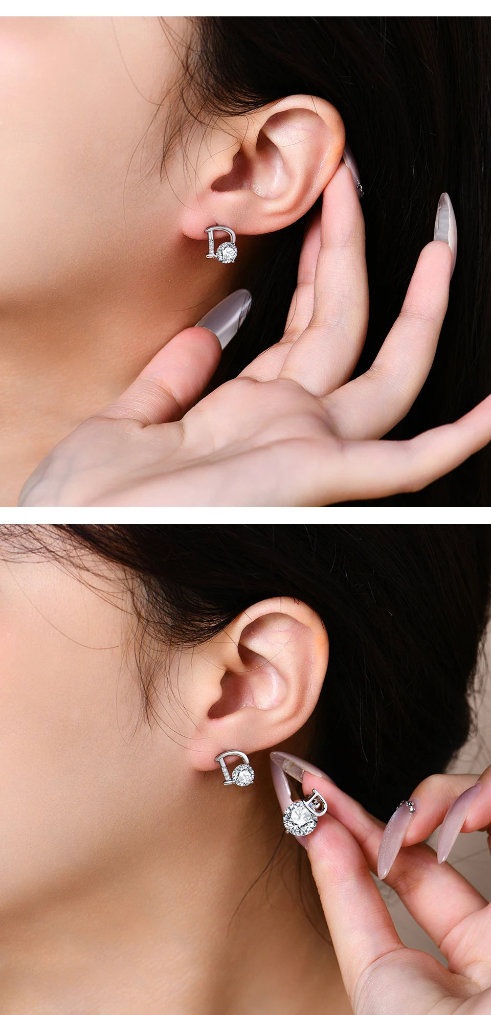 Moissanite Stud Earrings