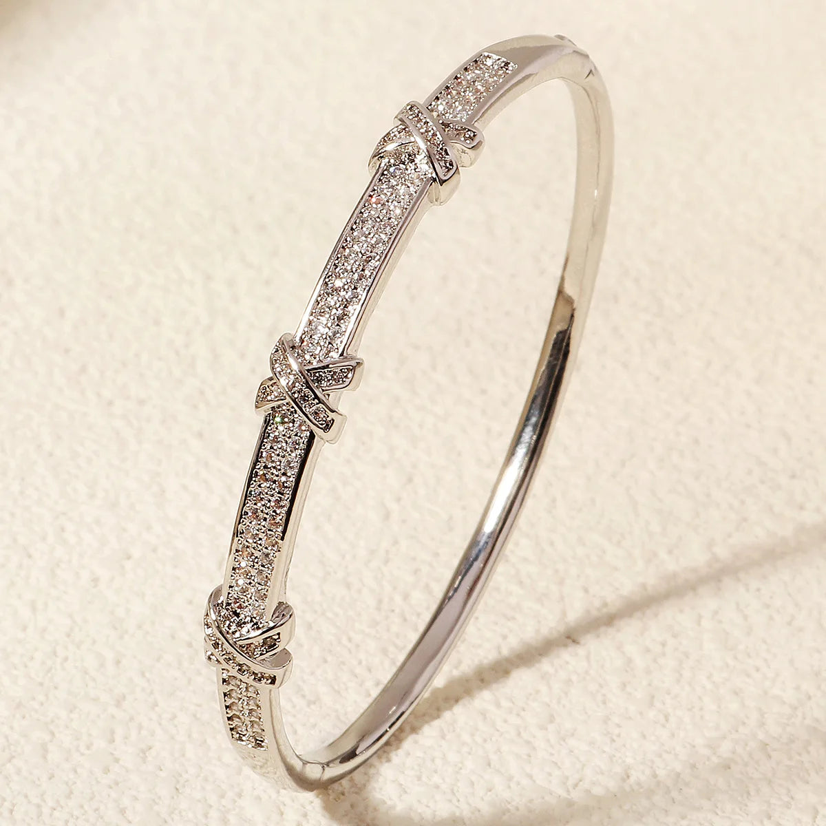Zirconium Opening Bracelet