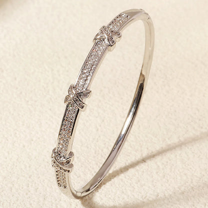 Zirconium Opening Bracelet