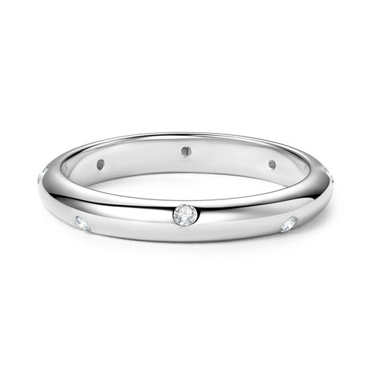 Moissanite Wedding Band Ring for Men Women 925 Sterling Silver Couples Promise Rings Plated 14K White/Yellow Gold Jewelry Gifts