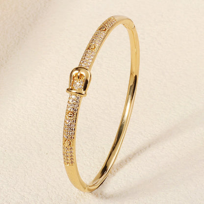Zirconium Opening Bracelet