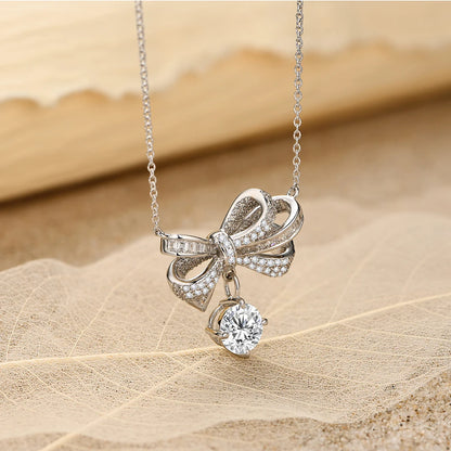 925 Sterling Silver Diamond Necklace