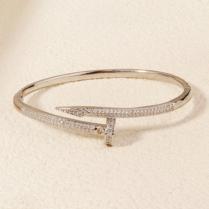 Zirconium Opening Bracelet