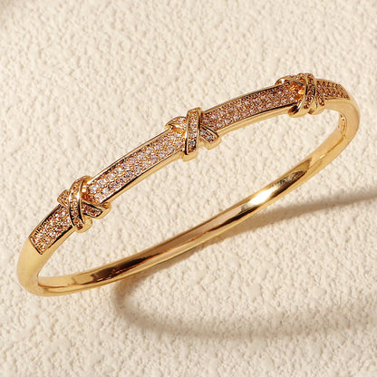 Zirconium Opening Bracelet