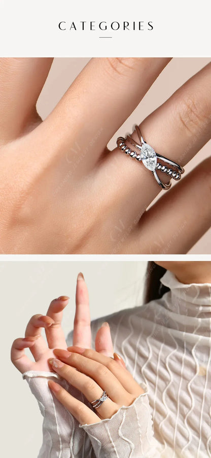 Moissanite Ring