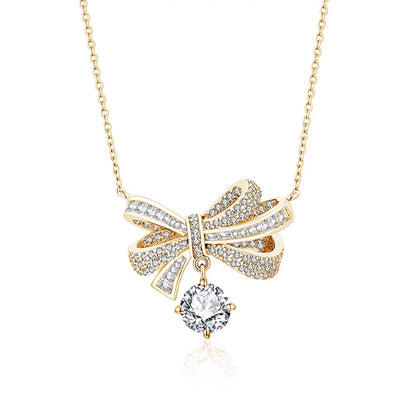 925 Sterling Silver Diamond Necklace
