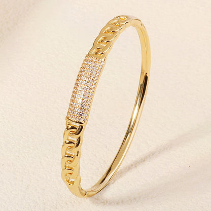 Zirconium Opening Bracelet