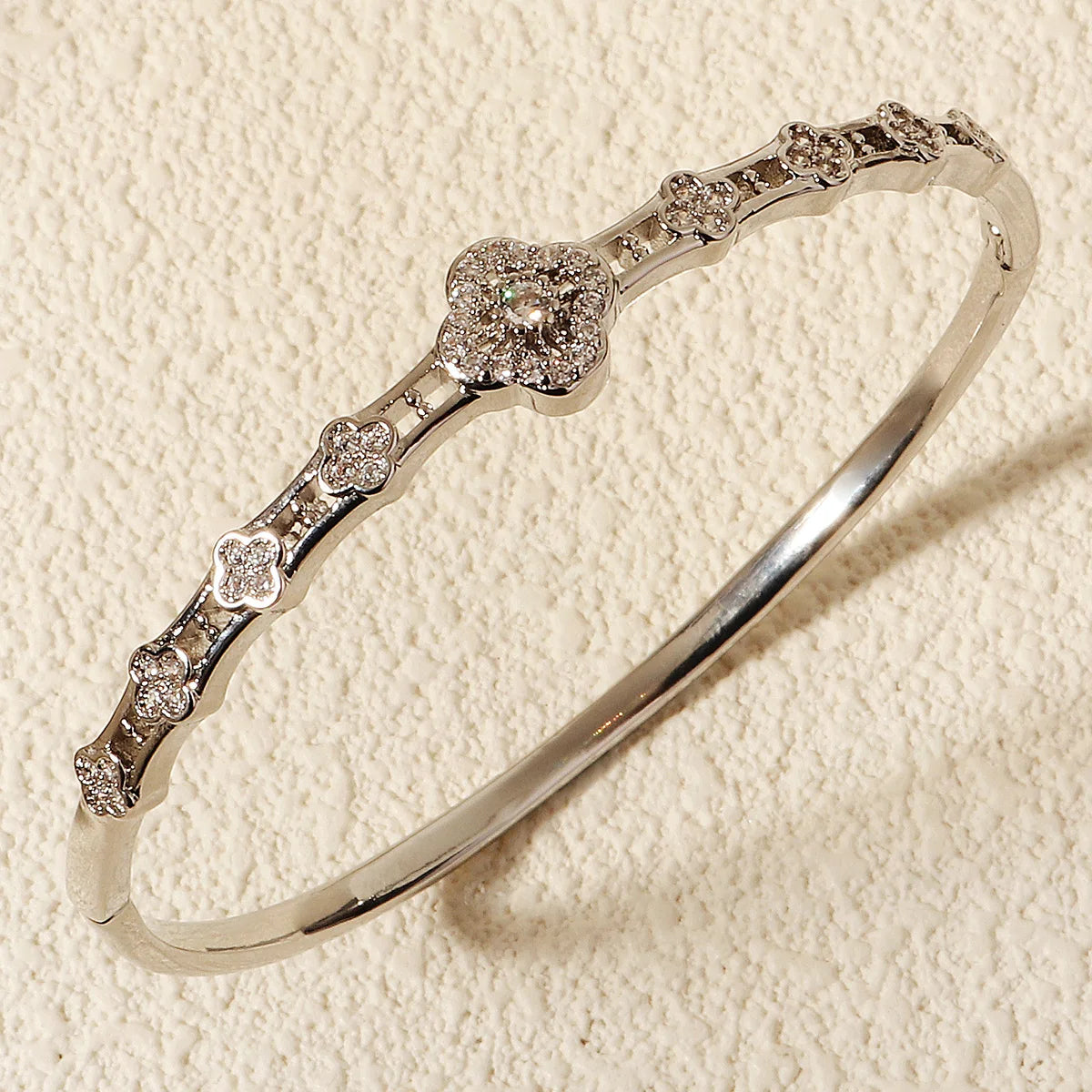 Zirconium Opening Bracelet