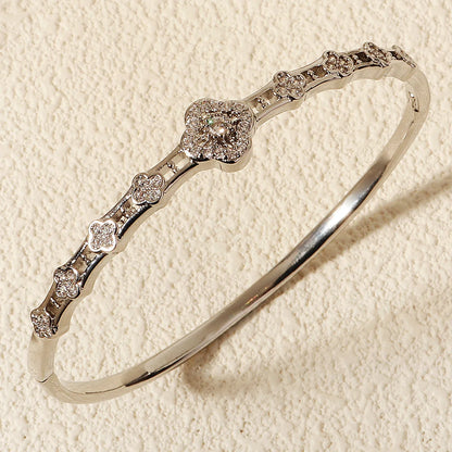 Zirconium Opening Bracelet